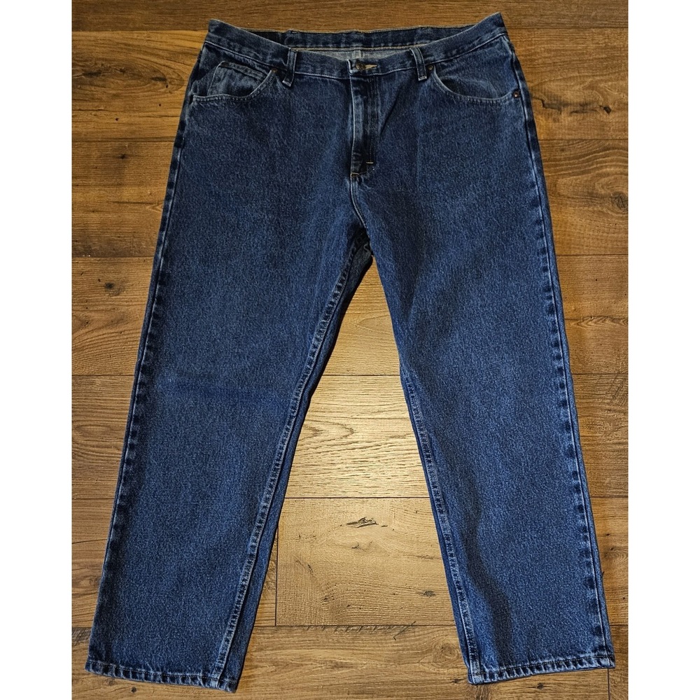 Men's Wrangler Jeans 38X30* Relaxed Fit 9760WDR Blue Denim Actual Size (37x27.5)